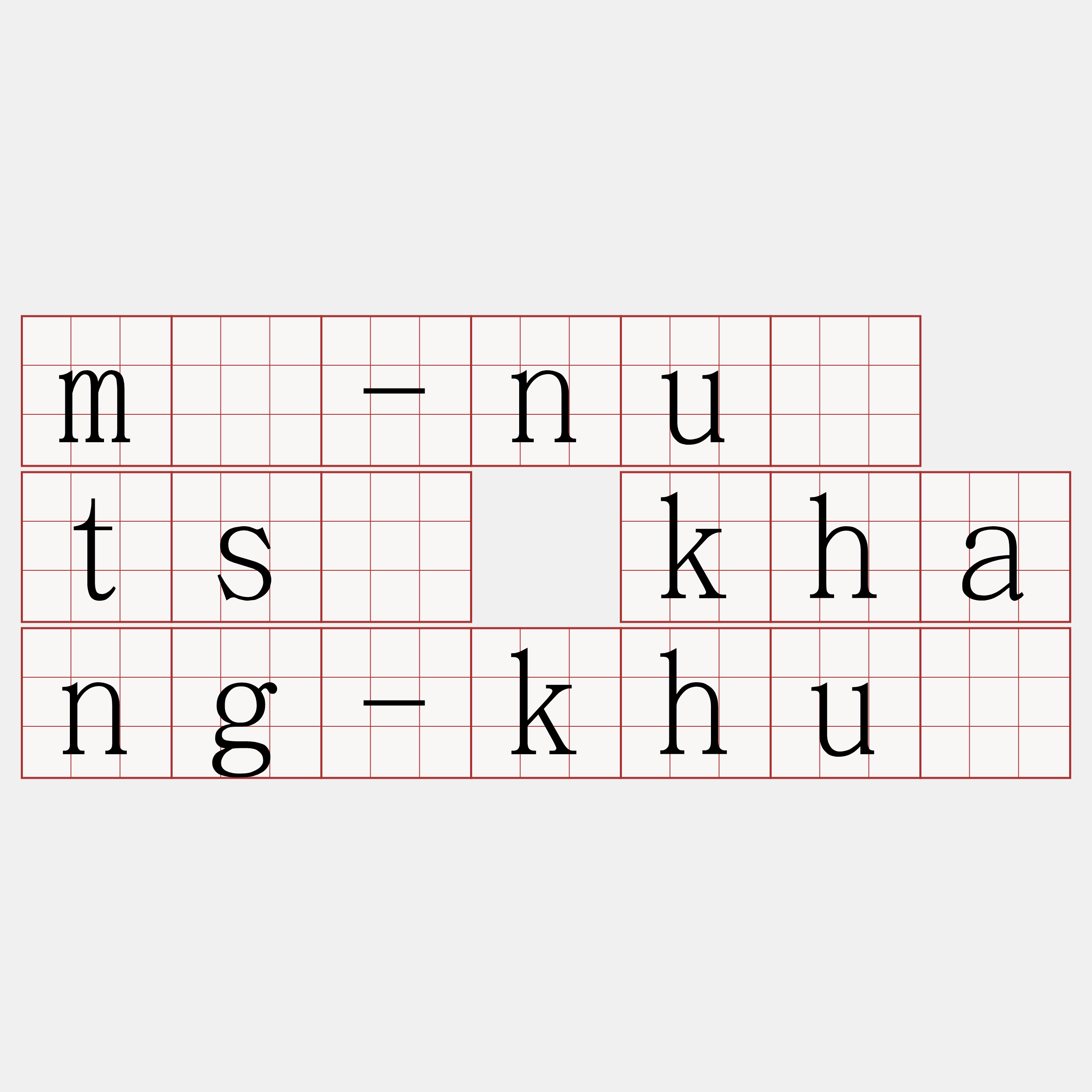 mî-nuā tsò khang-khuè